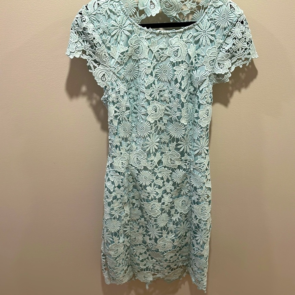 Mint green dress